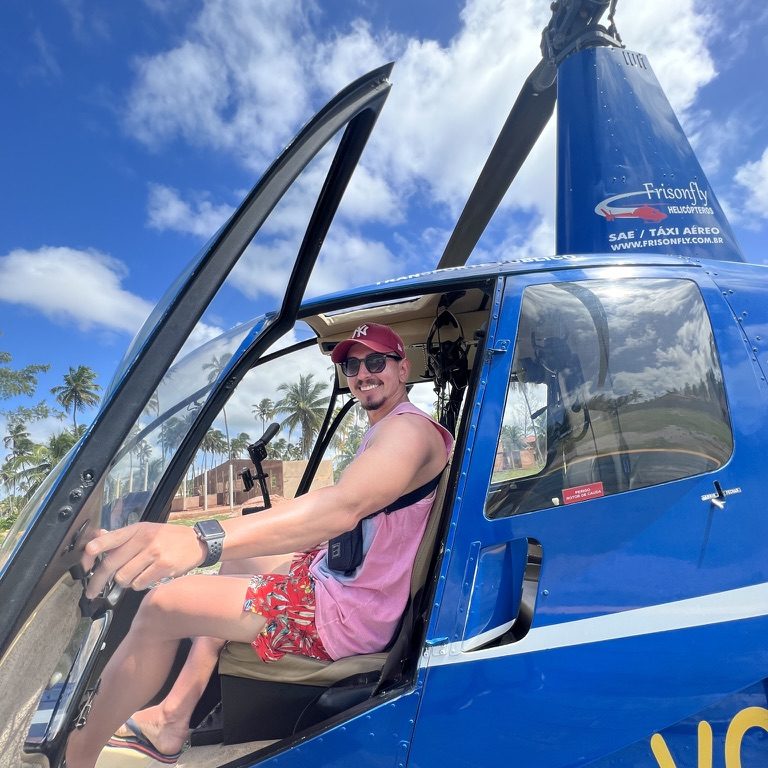 Passeio de helicóptero